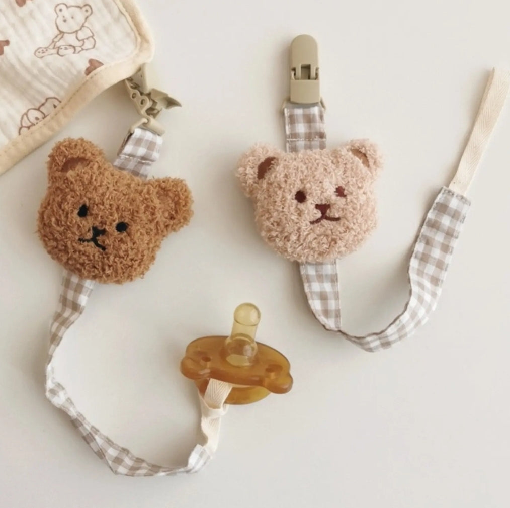 Pink - Gummi Teddy Bear Clip